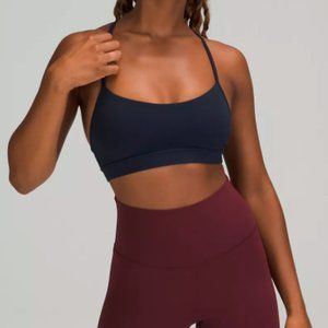 Lululemon Flow Y  Bra Black Size 6